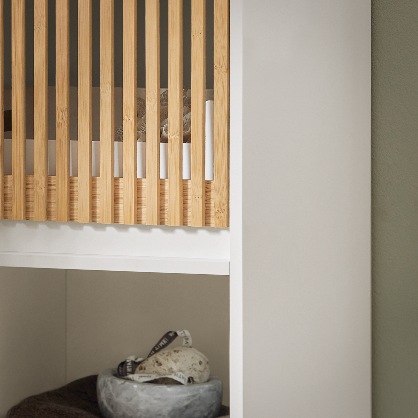 SoBuy Bathroom Tall Cabinet Tall Cupboard Bathroom Cabinet Storage Cabinet BZR127-W