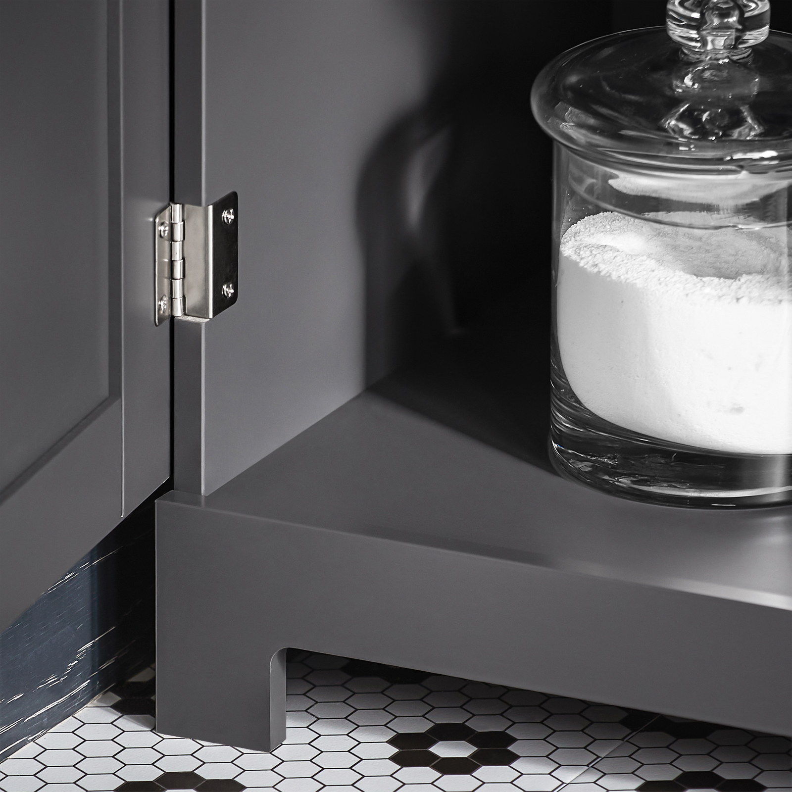 SoBuy BZR17-DG, Tall Bathroom Cabinet Bathroom Storage Cabinet with 3 Shelves 1 Drawer 1 Cabinet, 40x35x161cm