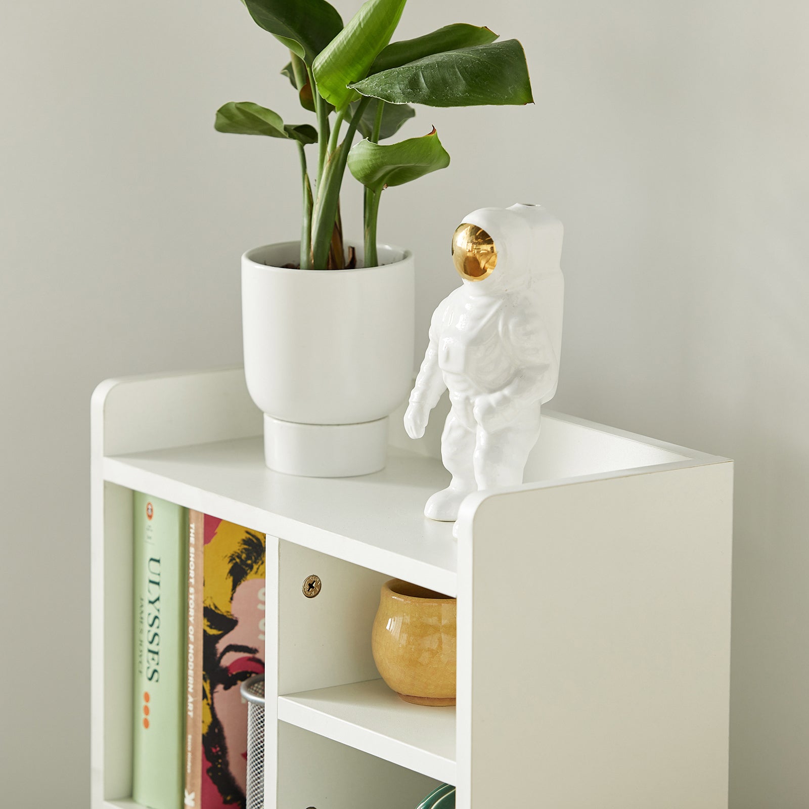 SoBuy Bedside Table Nightstand Side Table End Table Sofa Table Lamp Table FBT100-W