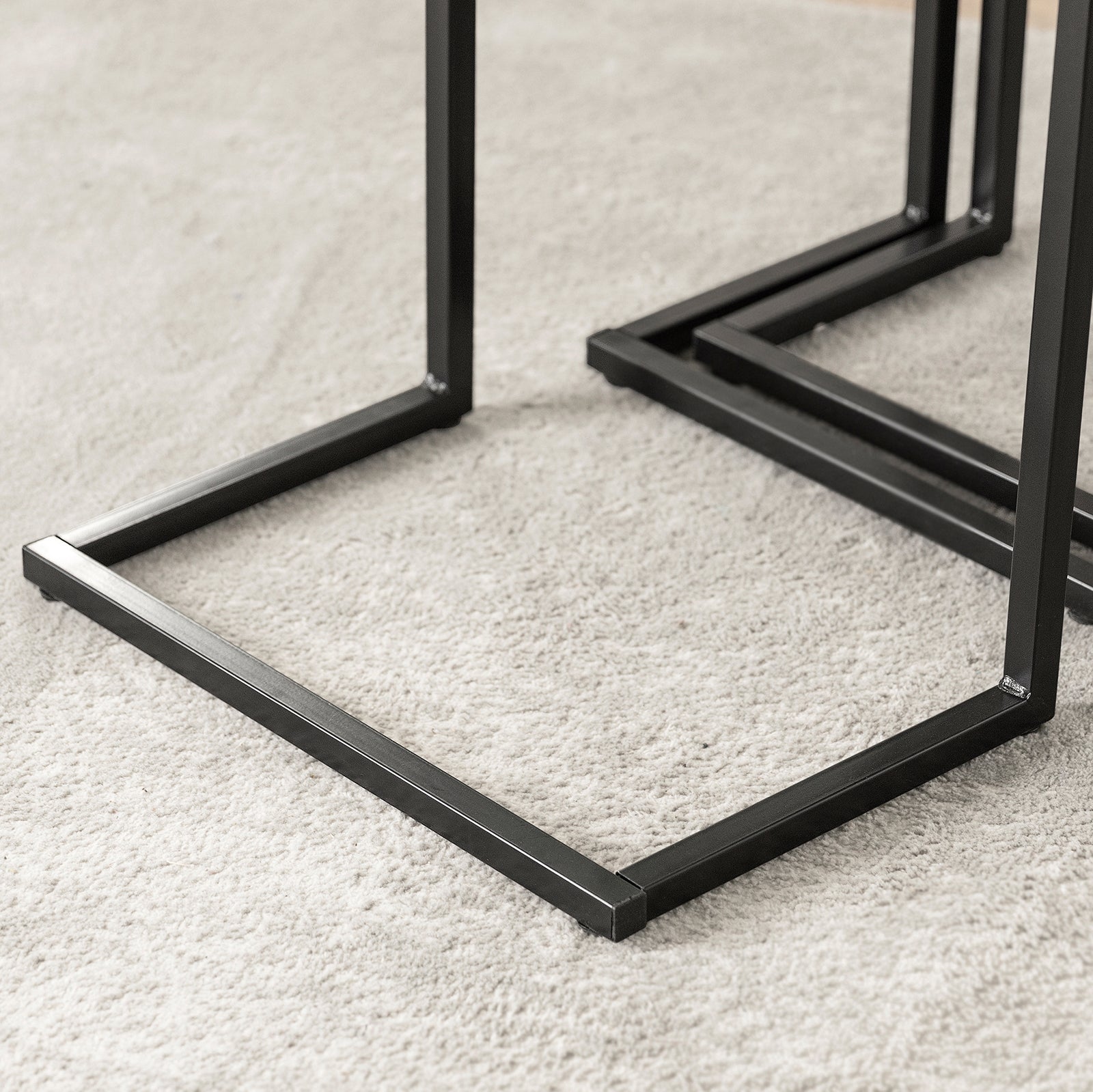 SoBuy FBT102-F Nesting Tables Set of 3 Coffee Tables Living Room Stacking Side Tables