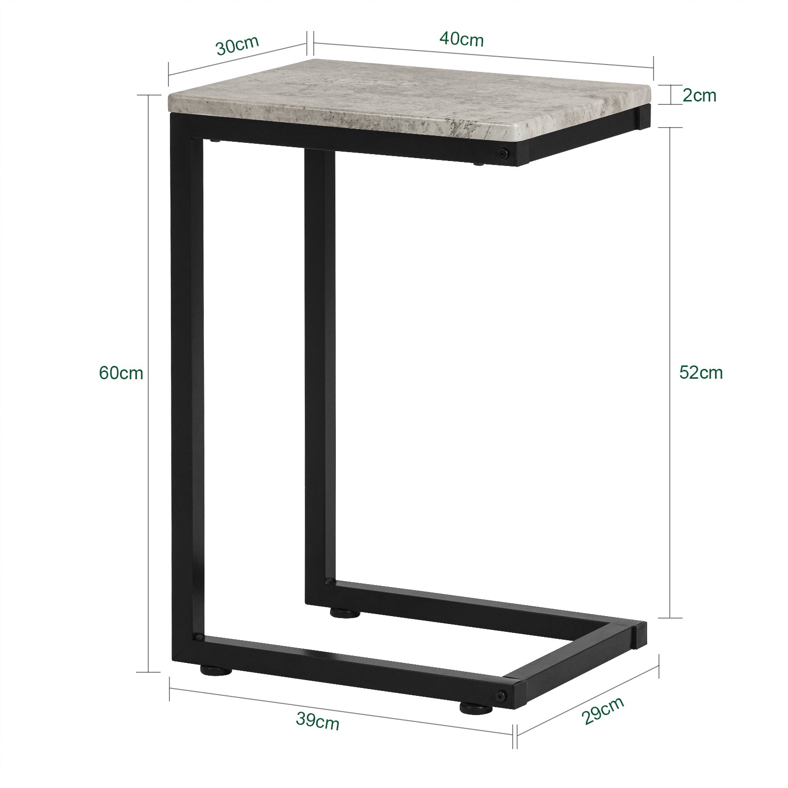 SoBuy FBT44-HG Coffee Table Side Table End Table Sofa Table Telephone Table