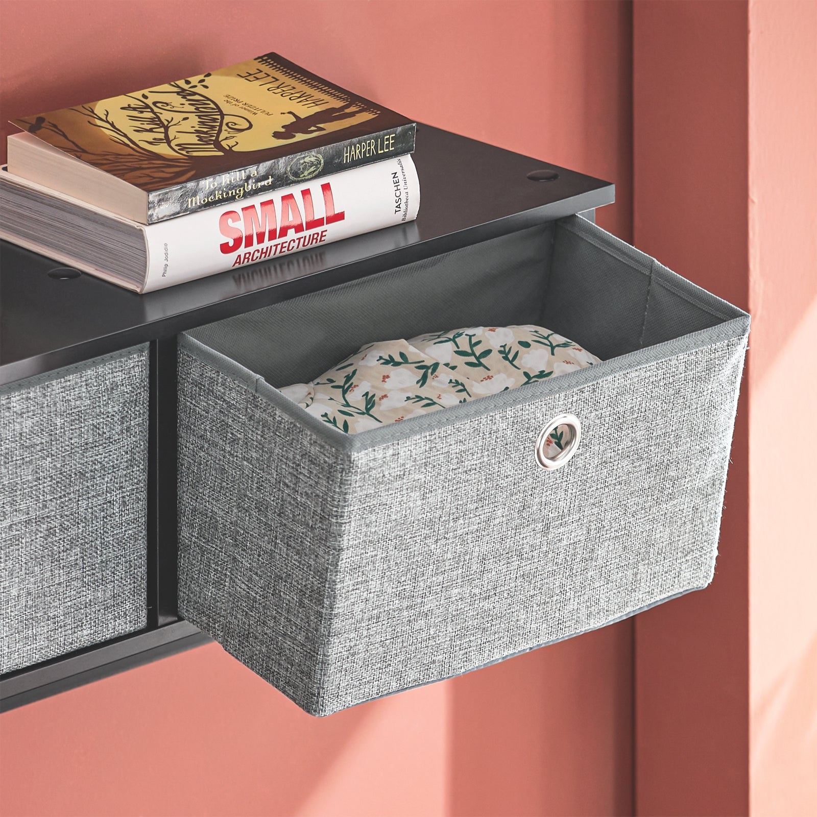 SoBuy FRG282-SCH Wall Coat Rack Wall Shelf Wall Storage Cabinet Unit