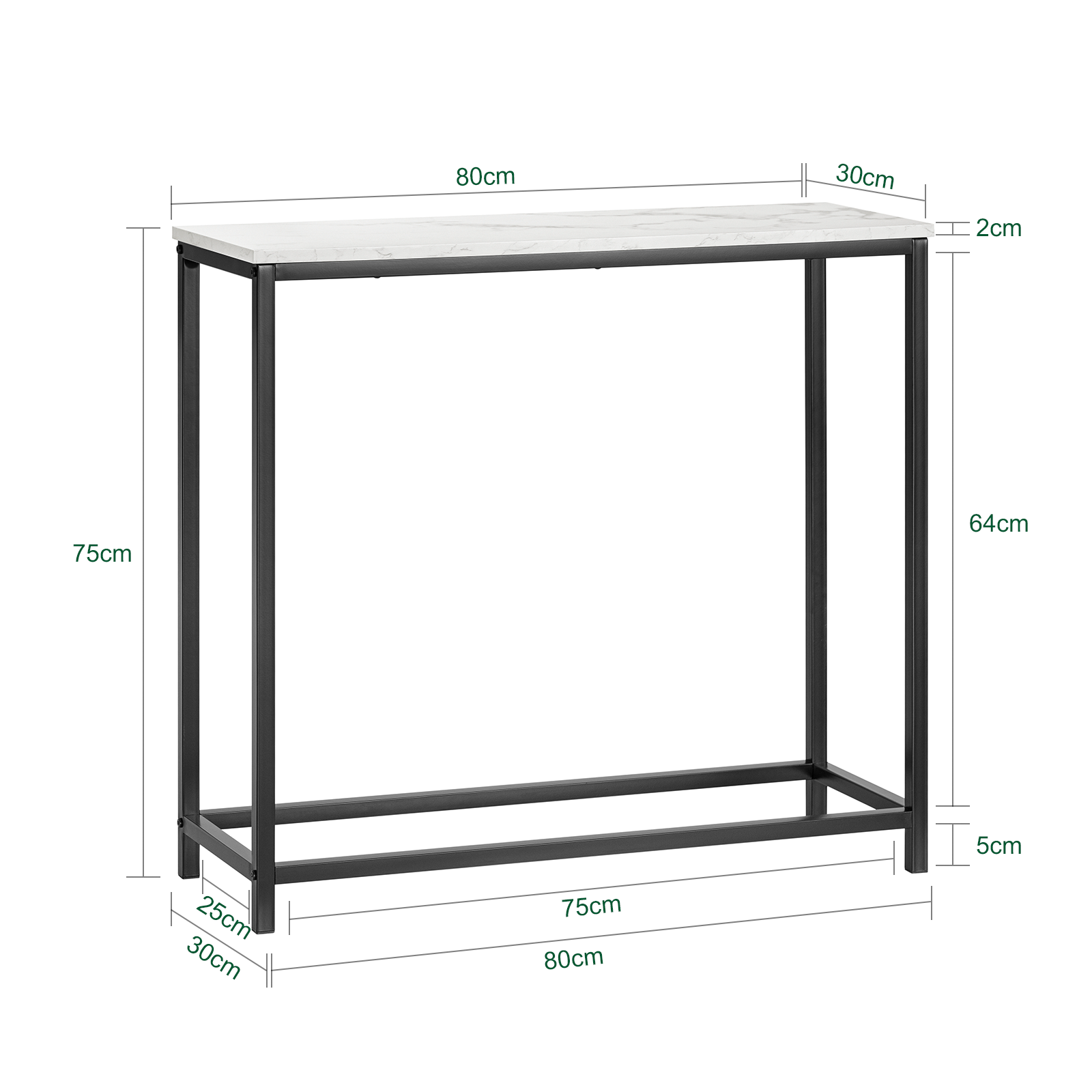 SoBuy FSB29-SCH, Console Table Side Table End Table Hall Table Living Room Table