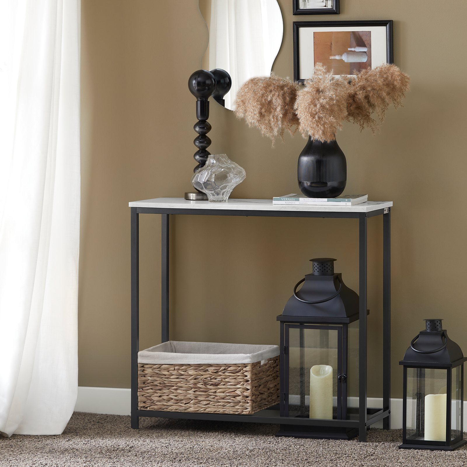 SoBuy FSB29-SCH, Console Table Side Table End Table Hall Table Living Room Table