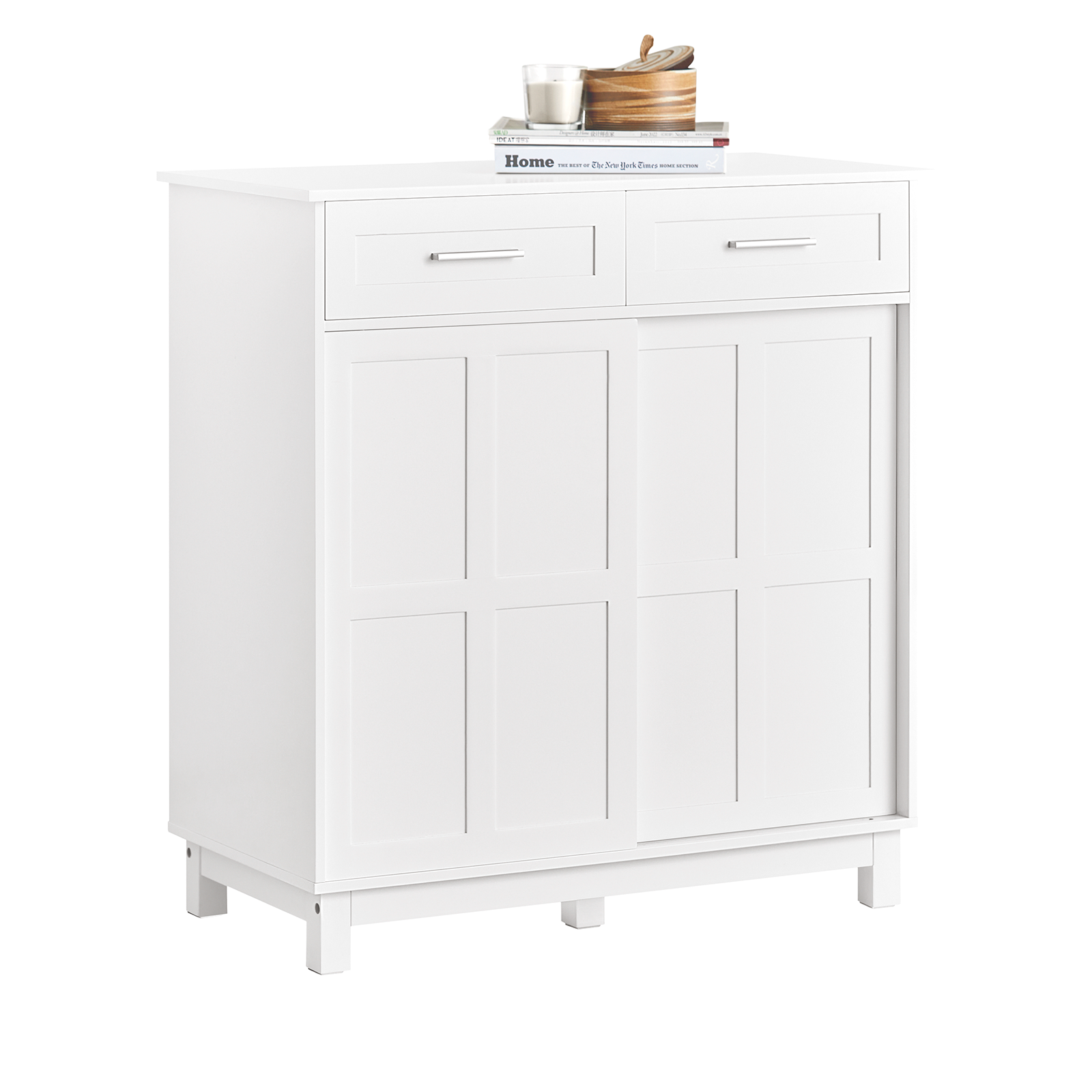 SoBuy Dining Room Living Room Hallway Sideboard Storage Cabinet Cupboard FSB84-W
