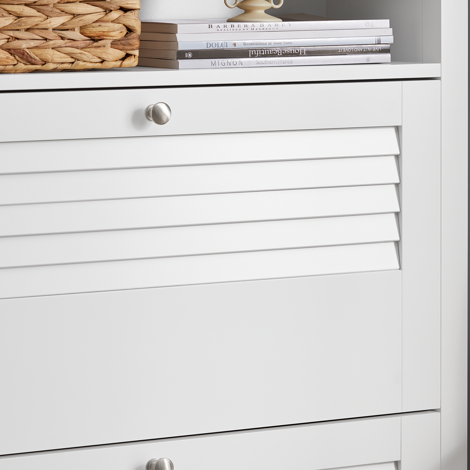 SoBuy FSR152-W, Hallway Shoe Cabinet Shoe Rack Shoe Storage Cupboard Organizer