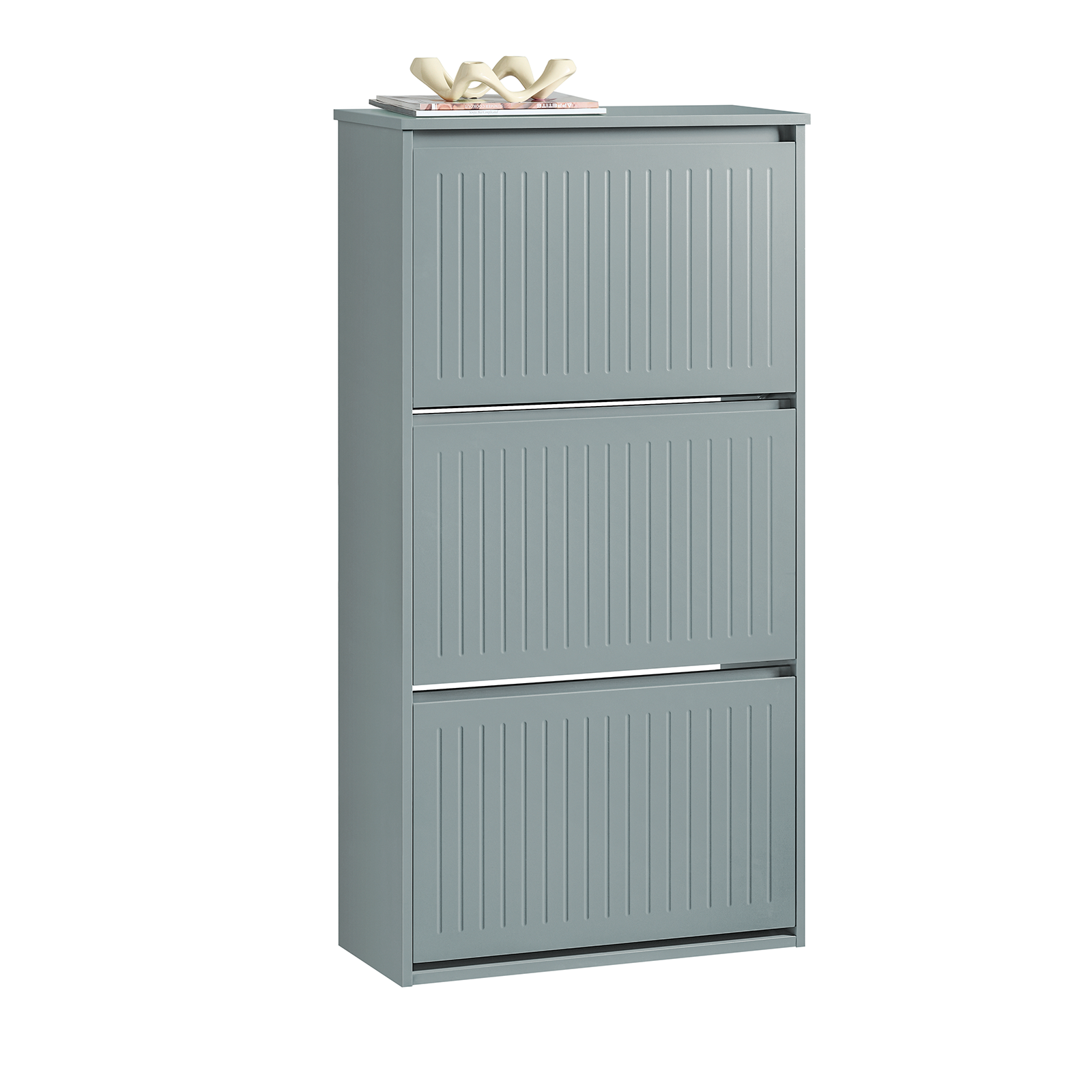 SoBuy 3 Flip-Drawers Shoe Cabinet Shoe Rack Shoe Storage Cupboard Organizer Unit FSR165-H-HG