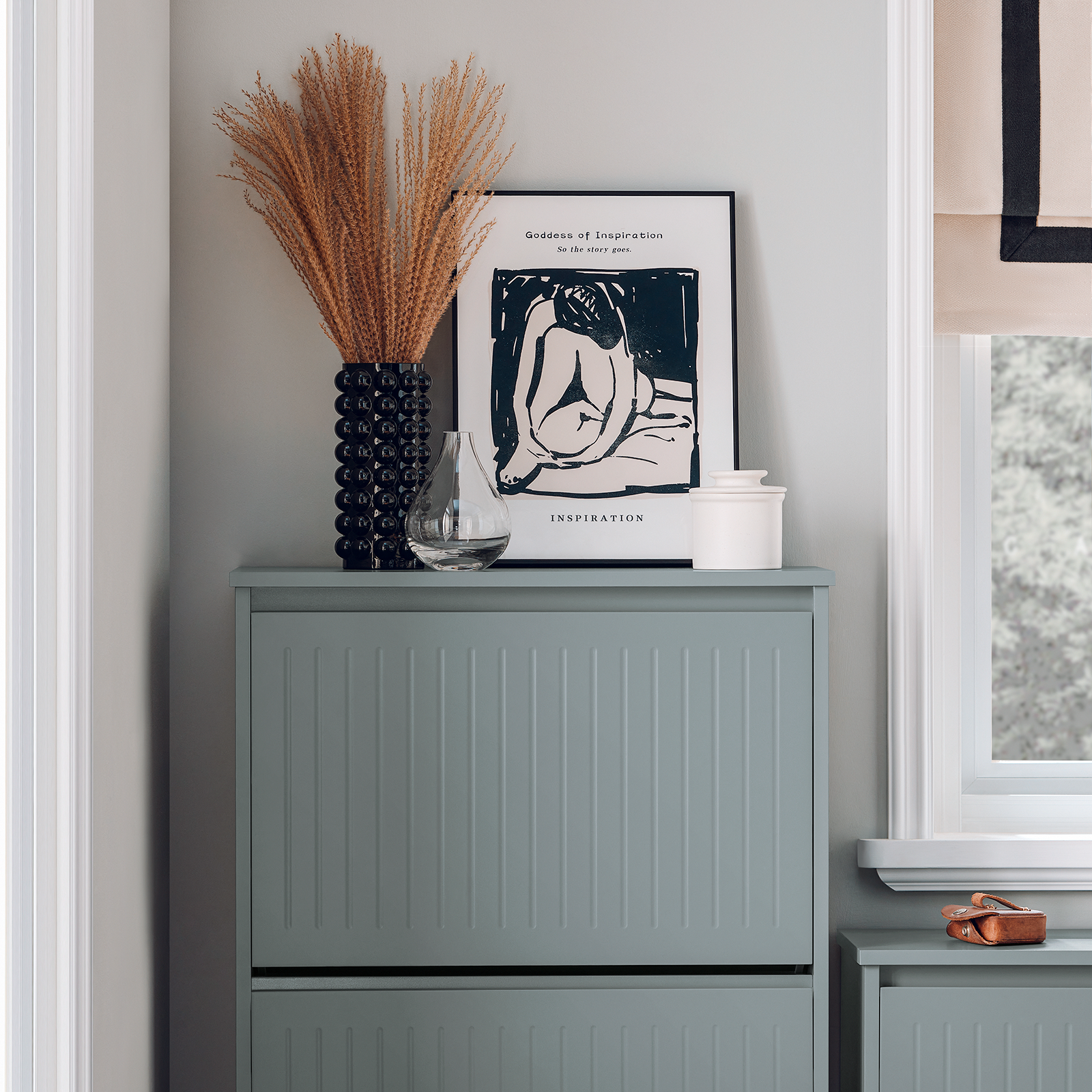 SoBuy 3 Flip-Drawers Shoe Cabinet Shoe Rack Shoe Storage Cupboard Organizer Unit FSR165-H-HG