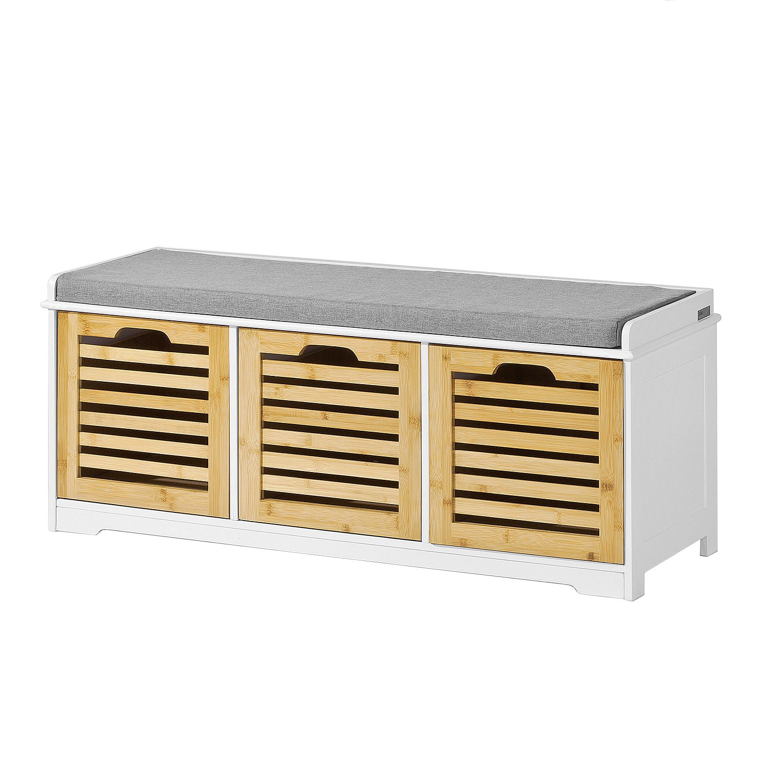 SoBuy Hallway Shoe Storage Bench With Drawers & Cushion,FSR23-WN