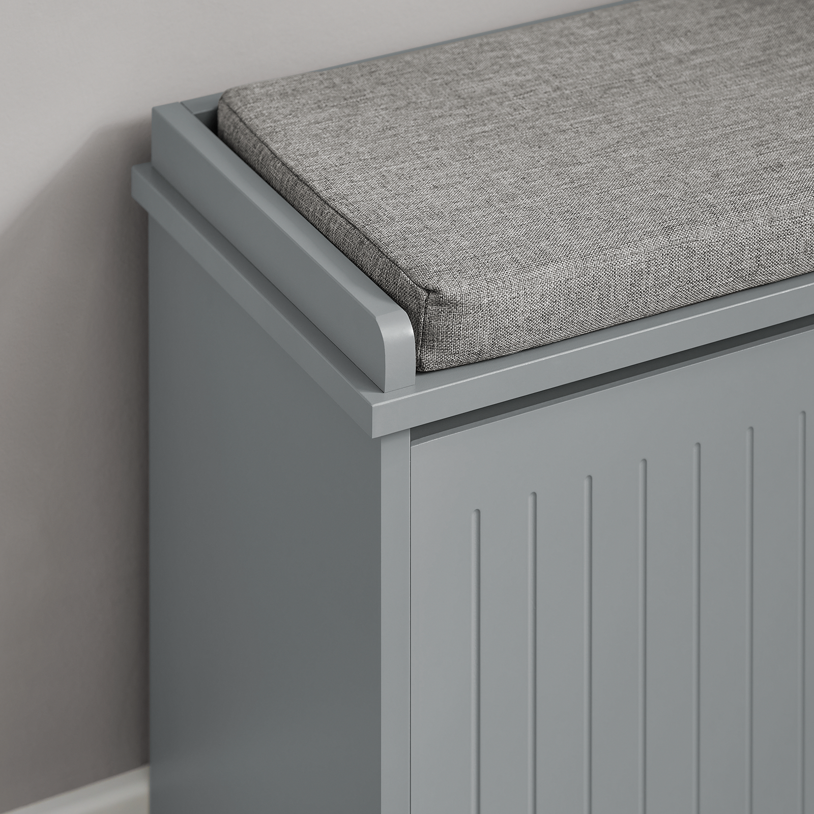 SoBuy FSR98-HG Hallway Shoe Bench Shoe Rack Shoe Cabinet With Seat Cushion