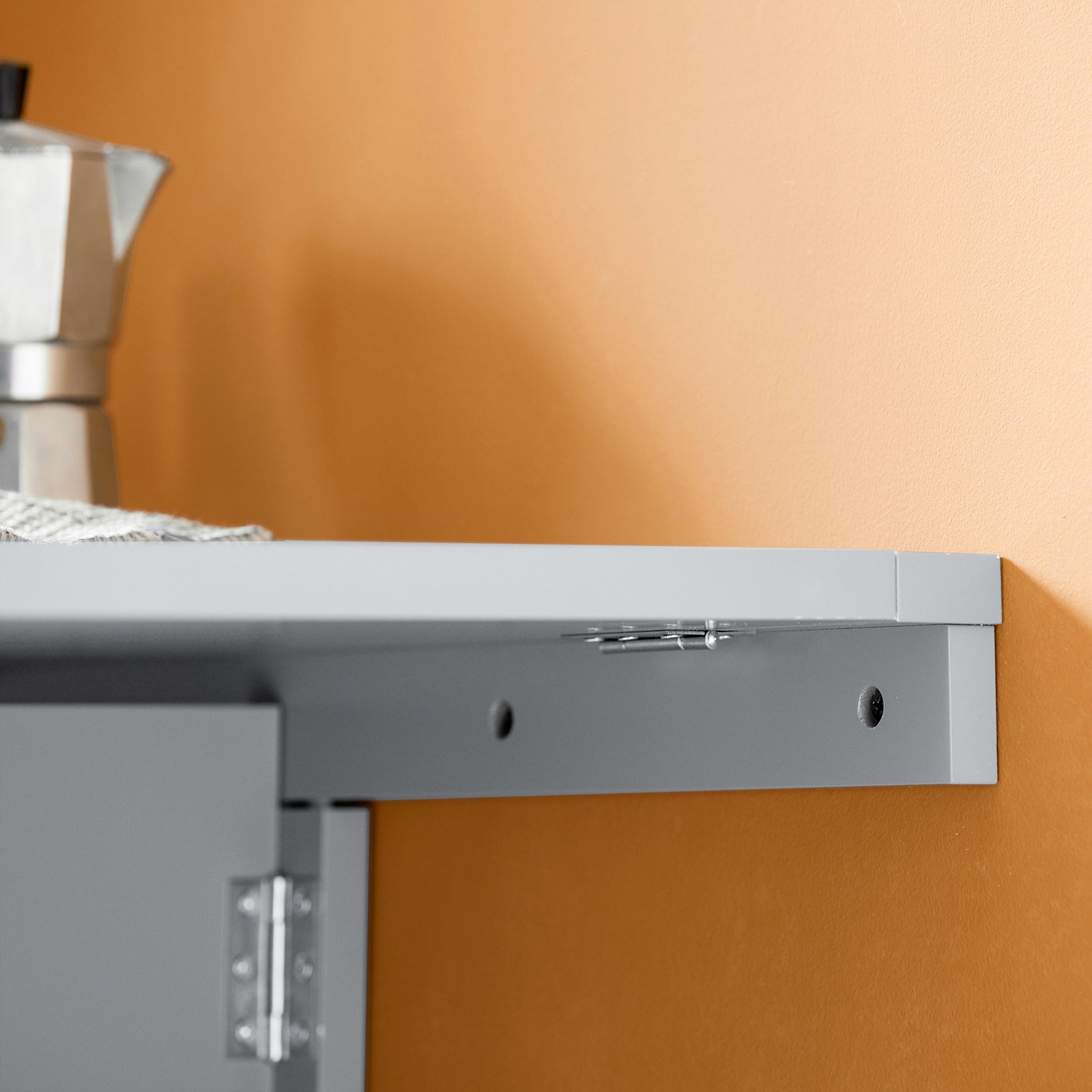 SoBuy Folding Wall-Mounted Drop-Leaf Table, Computer Desk, Dining Table FWT03-HG