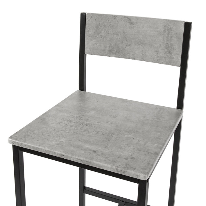 SoBuy FST53-HGX2,Set of 2 Bar Stools,Kitchen Breakfast Barstools,High Chairs