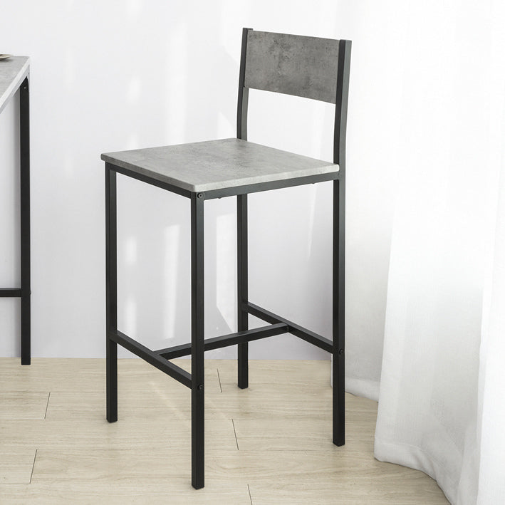 SoBuy FST53-HGX2,Set of 2 Bar Stools,Kitchen Breakfast Barstools,High Chairs