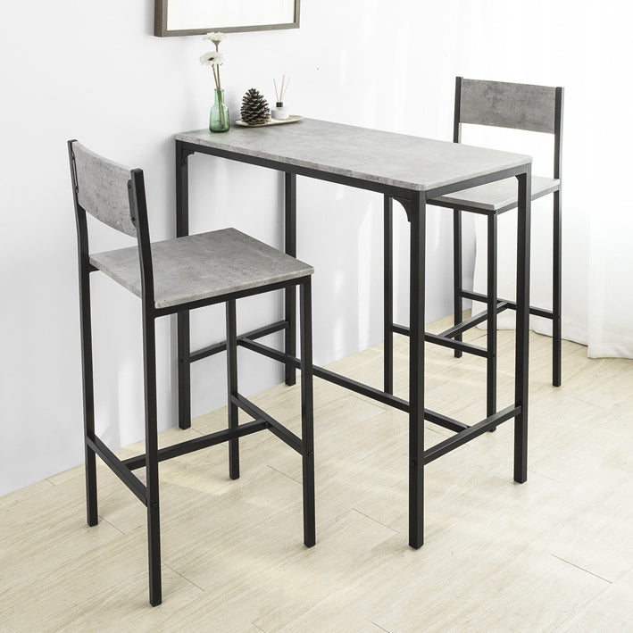 SoBuy FST53-HGX2,Set of 2 Bar Stools,Kitchen Breakfast Barstools,High Chairs