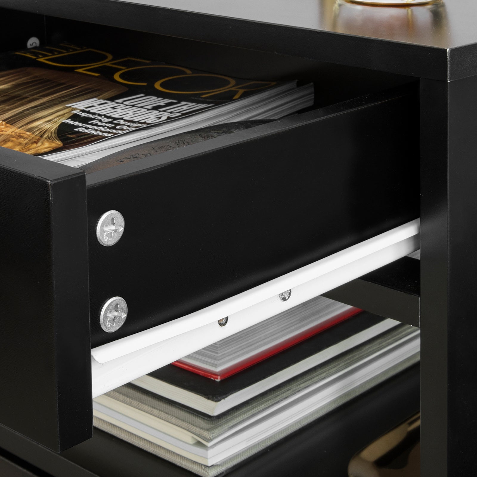 SoBuy FRG258-SCH, Beside Table with Drawers, Night Table Stand Lamp Table End Table Side Table