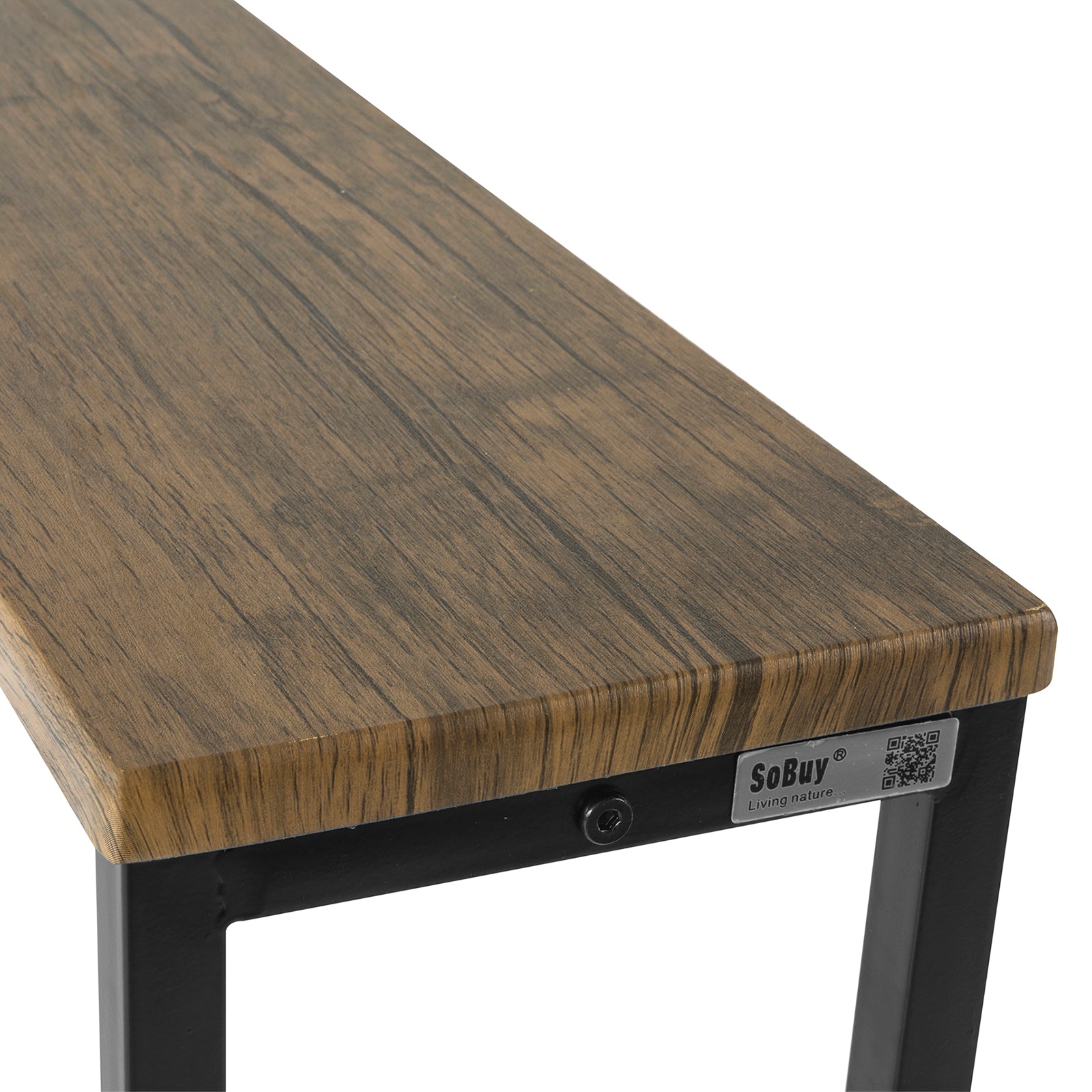 SoBuy FSB19-N, Console Table, Hall Table Side Table End Table, Living Room Sofa Table,W120 x D20 x H65cm