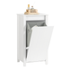 SoBuy BZR100-W Laundry Cabinet Chest Bathroom Storage Cabinet with Laundry Basket