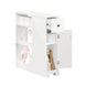 SoBuy BZR106-W, Bathroom Cabinet Storage Cabinet Bathroom Toilet Paper Roll Holder