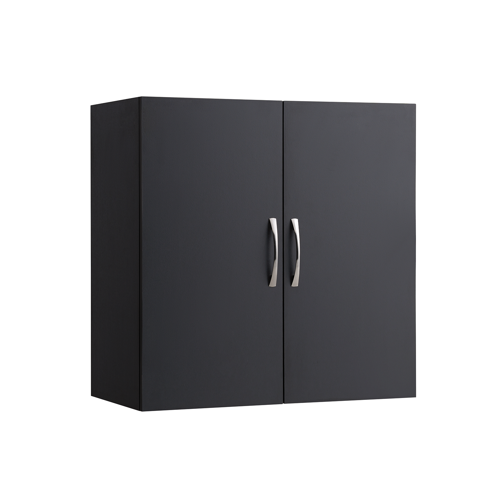 SoBuy Wall Cabinet Double Doors Home Kitchen Bathroom Wall Storage Cabinet Unit BZR200-W