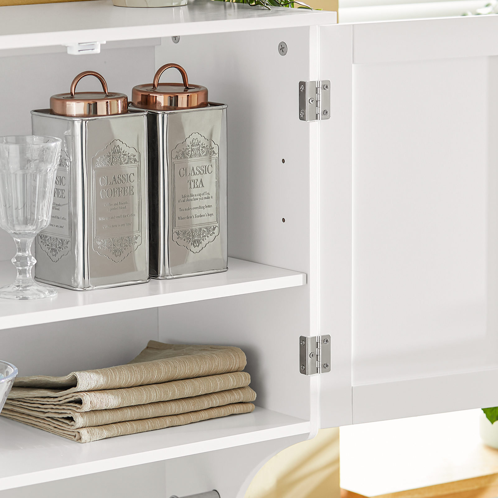 SoBuy BZR84-W Bathroom Wall Cabinet Medicine Cabinet Storage Cabinet Cupboard