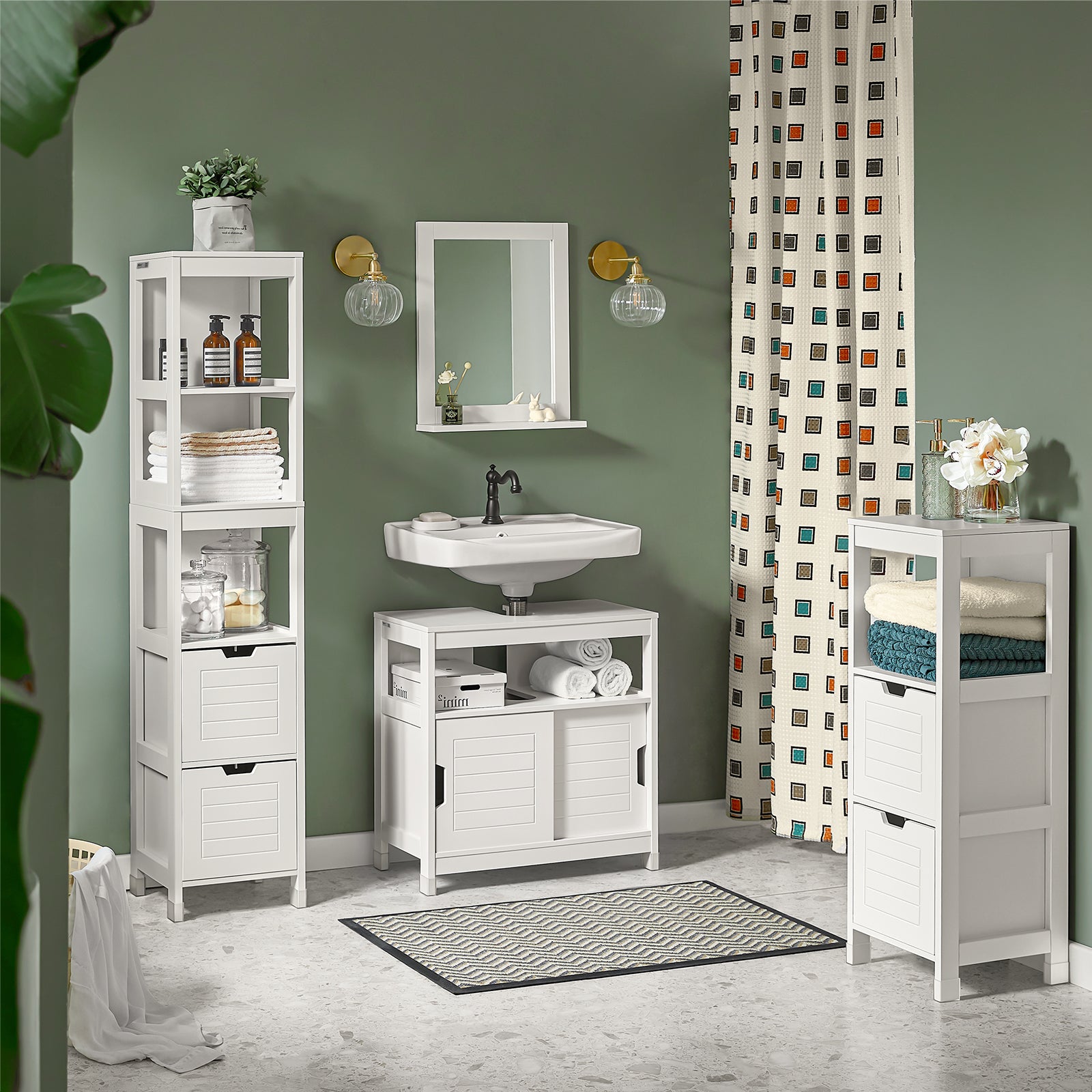Bathroom Storage Cabinet  Floor Standing- SoBuy – SoBuy-CA