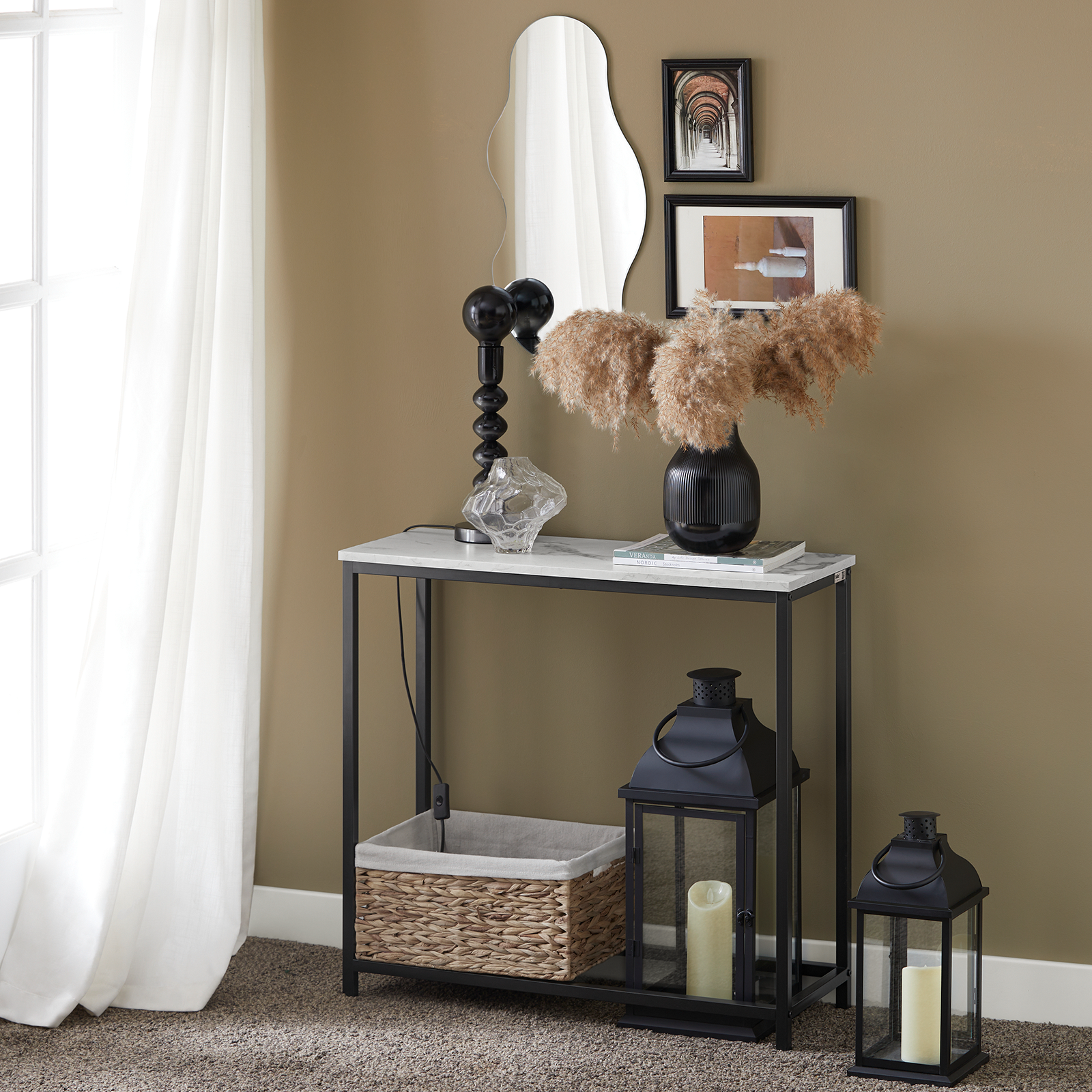 SoBuy FSB29-SCH, Console Table Side Table End Table Hall Table Living Room Table