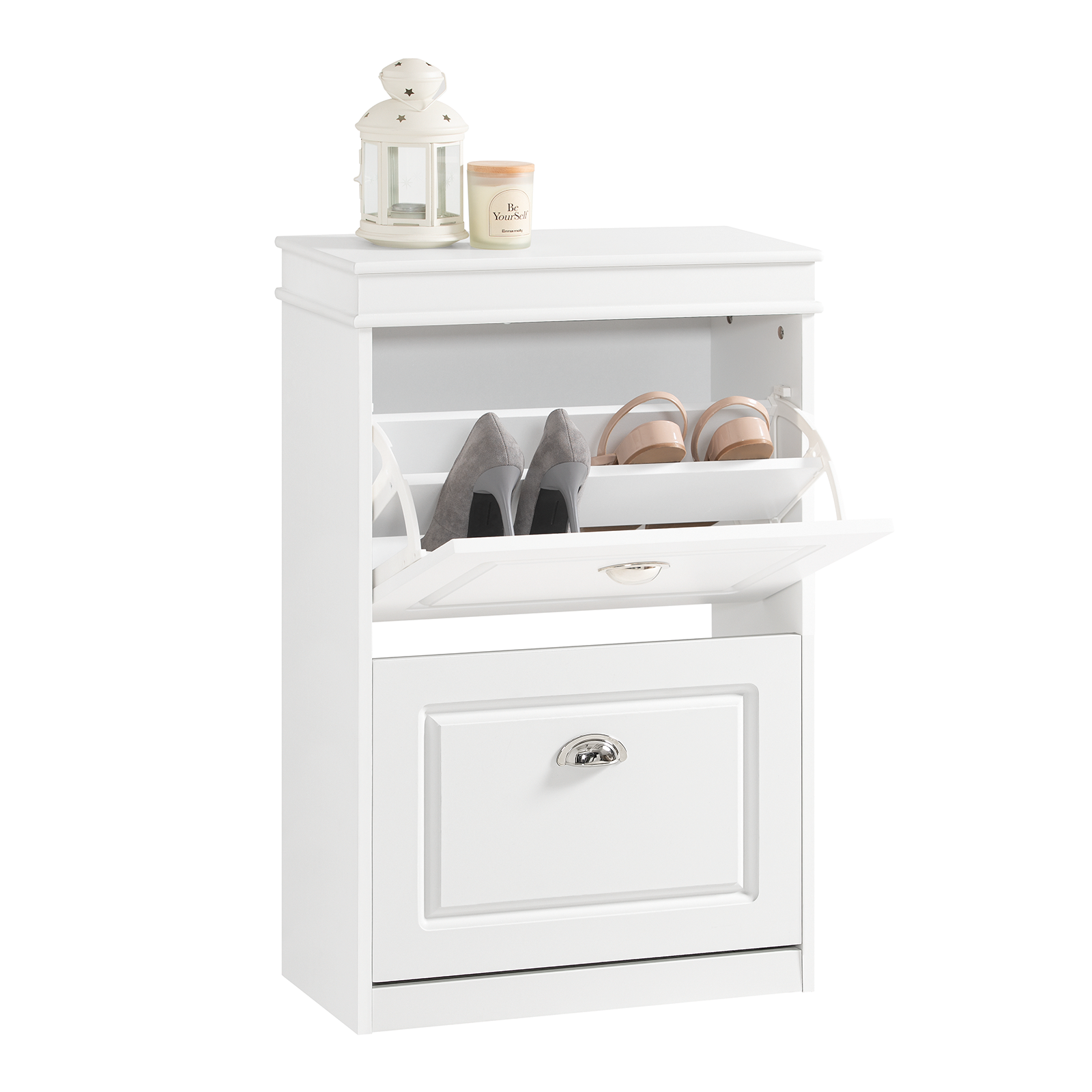 Flip down discount shoe storage cabinet
