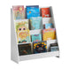 SoBuy KMB32-W, Children's Bookcase ,Newspaper Rack with 4 Shelves ,Storage Shelf for Children