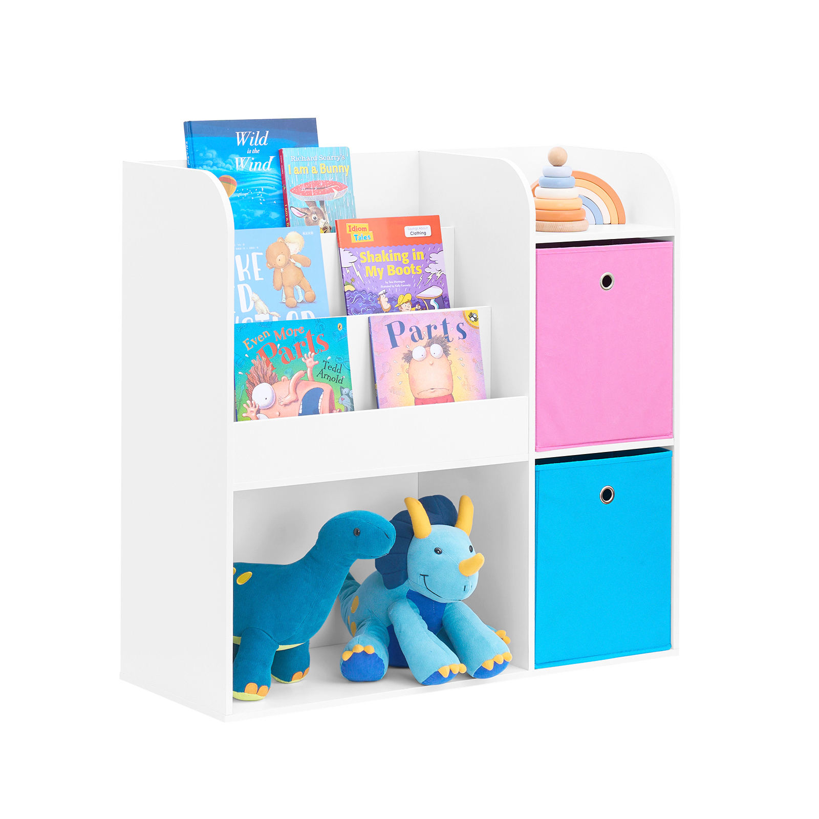 SoBuy Children Bookcase Toy Shelf Storage Display Shelf Rack Organizer KMB37-F