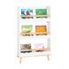 SoBuy KMB77-W Children Kids Bookcase Book Shelf Wall Shelf 3 Tiers Storage Shelf Rack