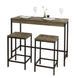 SoBuy OGT30-N Bar Set-1 Bar Table And 2 Stools, 3 Pieces Home Kitchen Furniture Dining Set