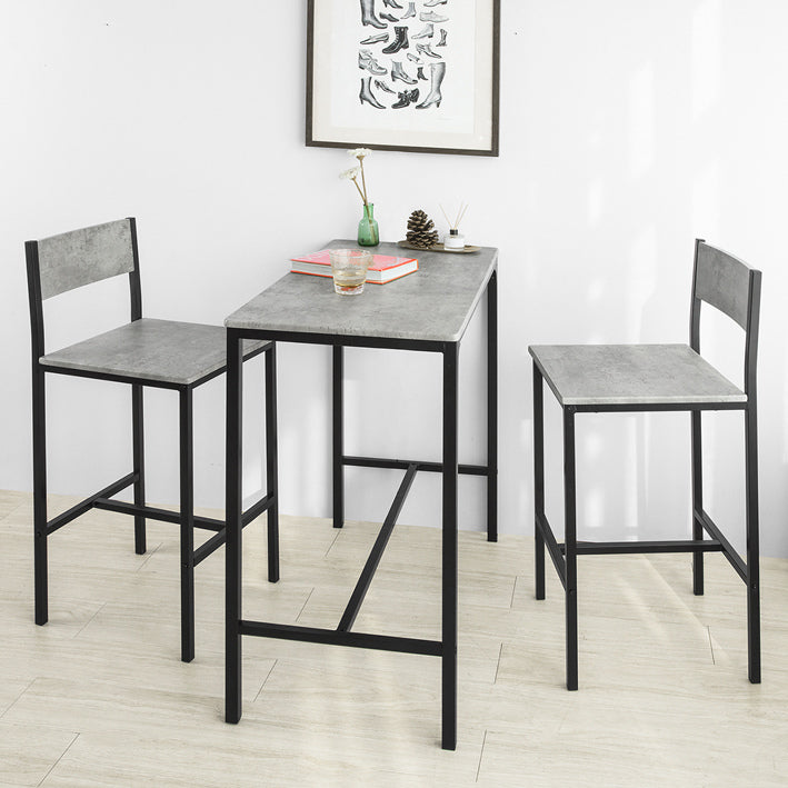 SoBuy FST53-HGX2,Set of 2 Bar Stools,Kitchen Breakfast Barstools,High Chairs