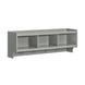 SoBuy FHK28-HG, Wall Coat Rack Wall Shelf Wall Storage Cabinet Unit with Hooks