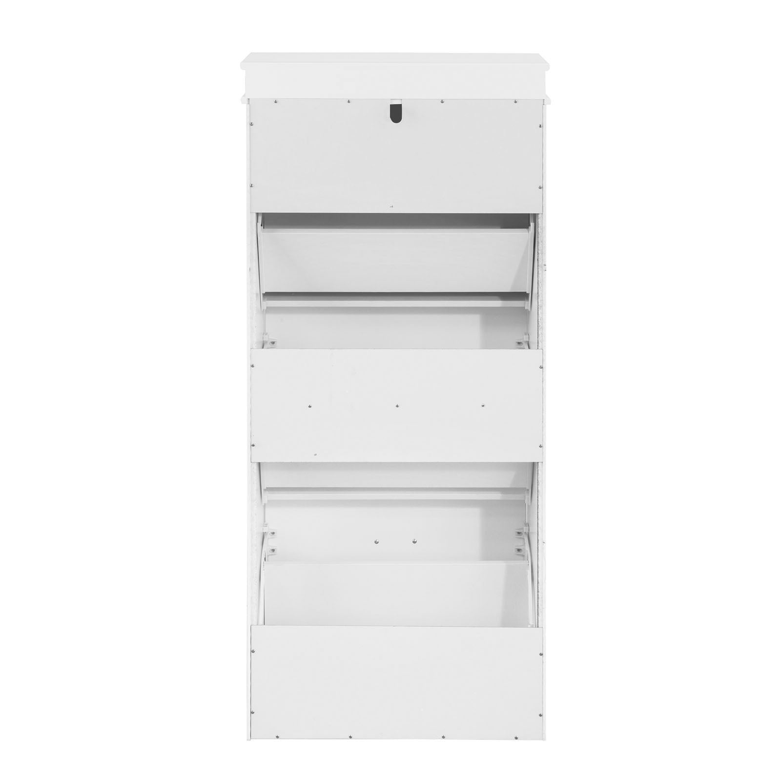 SoBuy FSR94-W, 3 Drawers Shoe Cabinet Shoe Rack Shoe Storage Cupboard Organizer Unit